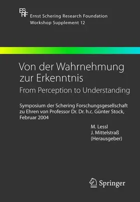 Mittelstraß / Lessl |  Von der Wahrnehmung zur Erkenntnis - From Perception to Understanding | Buch |  Sack Fachmedien