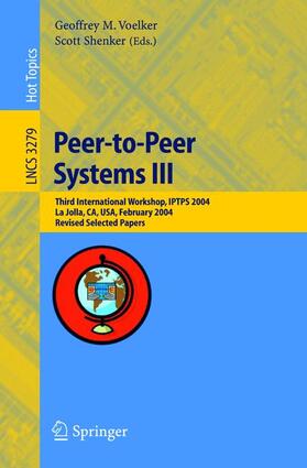 Shenker / Voelker |  Peer-to-Peer Systems III | Buch |  Sack Fachmedien
