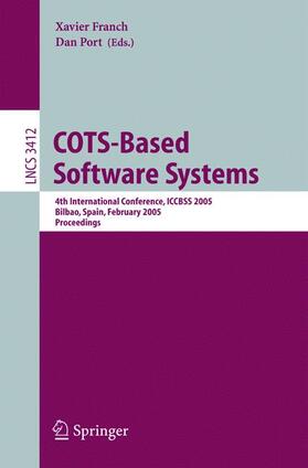 Port / Franch |  COTS-Based Software Systems | Buch |  Sack Fachmedien