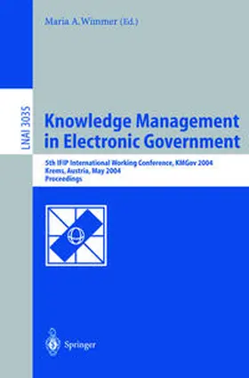 Wimmer |  Knowledge Management in Electronic Government | eBook | Sack Fachmedien