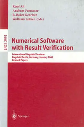 Alt / Frommer / Kearfott |  Numerical Software with Result Verification | eBook | Sack Fachmedien