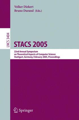 Durand / Diekert |  STACS 2005 | Buch |  Sack Fachmedien