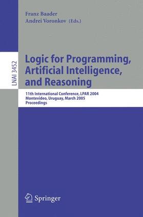 Voronkov / Baader |  Logic for Programming, Artificial Intelligence, and Reasoning | Buch |  Sack Fachmedien