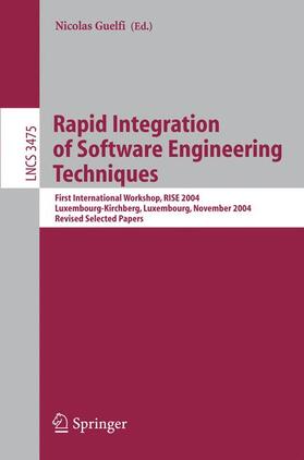 Guelfi |  Rapid Integration of Software Engineering Techniques | Buch |  Sack Fachmedien