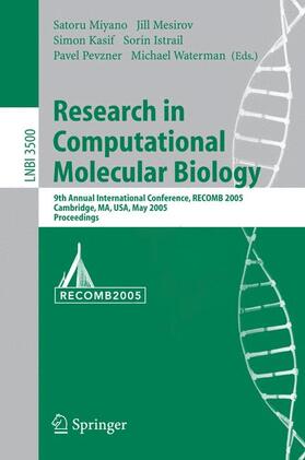 Miyano / Mesirov / Waterman |  Research in Computational Molecular Biology | Buch |  Sack Fachmedien