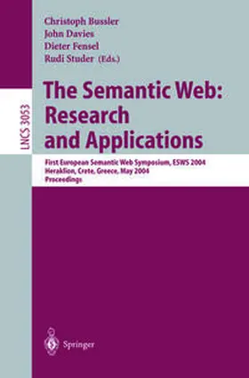 Davies / Bussler / Studer |  The Semantic Web: Research and Applications | eBook | Sack Fachmedien