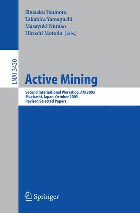 Tsumoto / Motoda / Yamaguchi |  Active Mining | Buch |  Sack Fachmedien