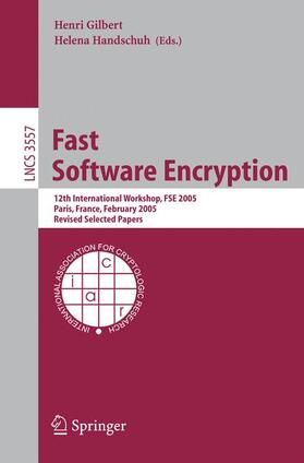Handschuh / Gilbert |  Fast Software Encryption | Buch |  Sack Fachmedien