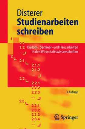 Disterer |  Studienarbeiten schreiben | eBook | Sack Fachmedien