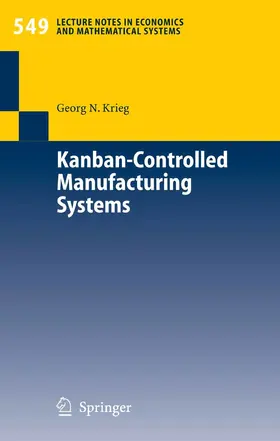 Krieg |  Kanban-Controlled Manufacturing Systems | eBook | Sack Fachmedien