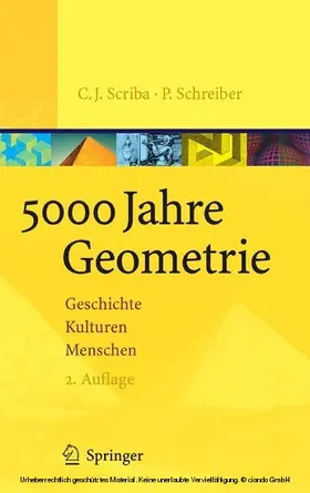 Scriba / Schreiber |  5000 Jahre Geometrie | eBook | Sack Fachmedien