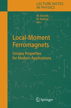 Donath / Nolting |  Local-Moment Ferromagnets | Buch |  Sack Fachmedien