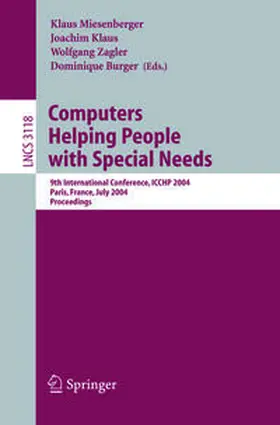 Klaus / Miesenberger / Burger |  Computers Helping People with Special Needs | eBook | Sack Fachmedien