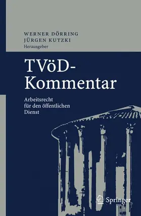 Dörring / Kutzki |  TVöD-Kommentar | Buch |  Sack Fachmedien