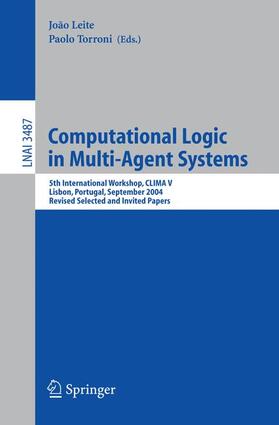 Torroni / Leite |  Computational Logic in Multi-Agent Systems | Buch |  Sack Fachmedien