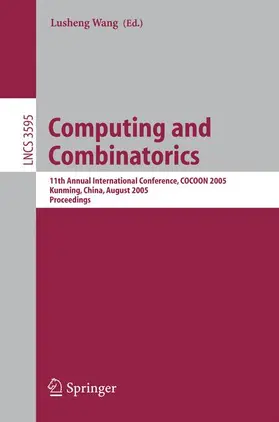 Wang |  Computing and Combinatorics | Buch |  Sack Fachmedien