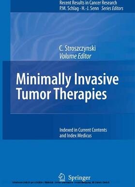 Stroszczynski |  Minimally Invasive Tumor Therapies | eBook | Sack Fachmedien