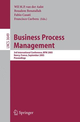 van der Aalst / Curbera / Benatallah |  Business Process Management | Buch |  Sack Fachmedien