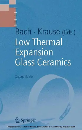 Krause / Bach |  Low Thermal Expansion Glass Ceramics | eBook | Sack Fachmedien