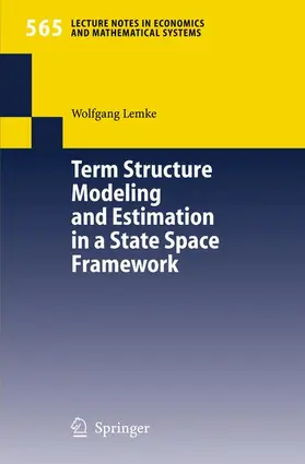 Lemke |  Term Structure Modeling and Estimation in a State Space Framework | Buch |  Sack Fachmedien