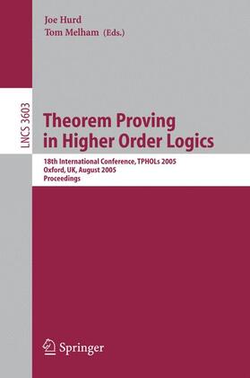 Melham / Hurd |  Theorem Proving in Higher Order Logics | Buch |  Sack Fachmedien