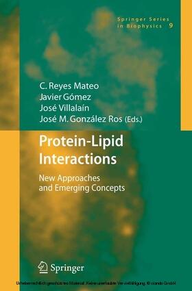 Mateo / Gómez / Villalaín |  Protein-Lipid Interactions | eBook | Sack Fachmedien