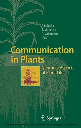 Baluška / Baluska / Mancuso |  Communication in Plants | eBook | Sack Fachmedien