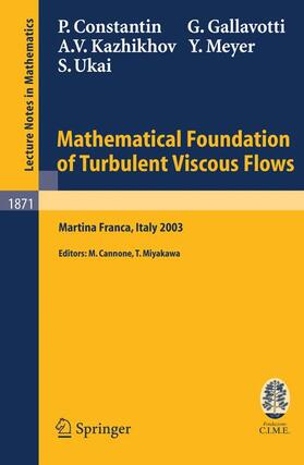 Meyer / Constantin / Cannone |  Mathematical Foundation of Turbulent Viscous Flows | Buch |  Sack Fachmedien