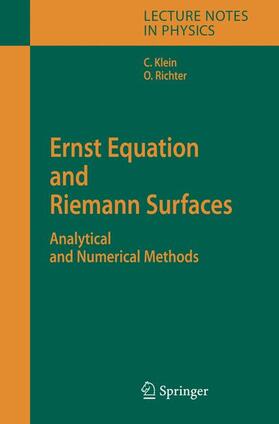 Richter / Klein |  Ernst Equation and Riemann Surfaces | Buch |  Sack Fachmedien