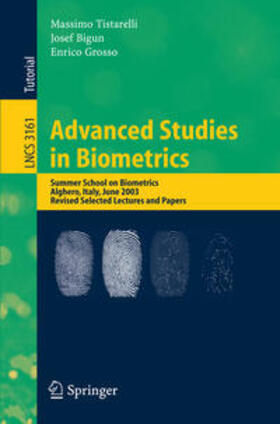 Tistarelli / Bigun / Grosso |  Advanced Studies in Biometrics | eBook | Sack Fachmedien