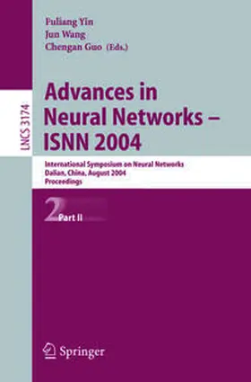 Yin / Wang / Guo |  Advances in Neural Networks - ISNN 2004 | eBook | Sack Fachmedien