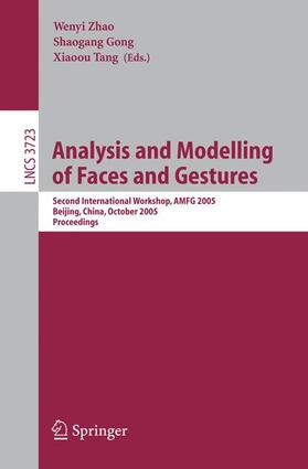 Zhao / Tang / Gong |  Analysis and Modelling of Faces and Gestures | Buch |  Sack Fachmedien