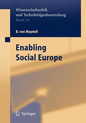 Maydell v. / Borchardt / Henke |  Maydell, B: Enabling Social Europe | Buch |  Sack Fachmedien