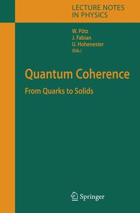 Pötz / Hohenester / Fabian |  Quantum Coherence | Buch |  Sack Fachmedien