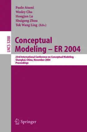 Atzeni / Chu / Lu |  Conceptual Modeling - ER 2004 | eBook | Sack Fachmedien