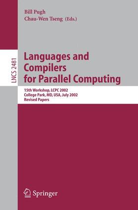 Tseng / Pugh |  Languages and Compilers for Parallel Computing | Buch |  Sack Fachmedien