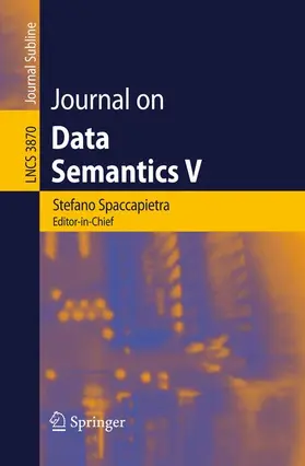 Spaccapietra / Atzeni / Chu |  Journal on Data Semantics V | Buch |  Sack Fachmedien