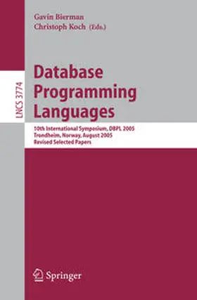 Bierman / Koch | Database Programming Languages | E-Book | sack.de