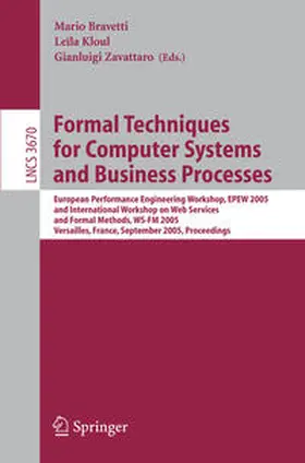 Bravetti / Kloul / Zavattaro |  Formal Techniques for Computer Systems and Business Processes | eBook | Sack Fachmedien