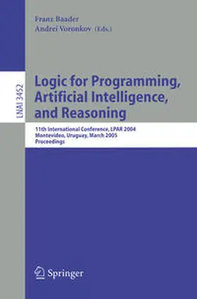 Baader / Voronkov |  Logic for Programming, Artificial Intelligence, and Reasoning | eBook | Sack Fachmedien