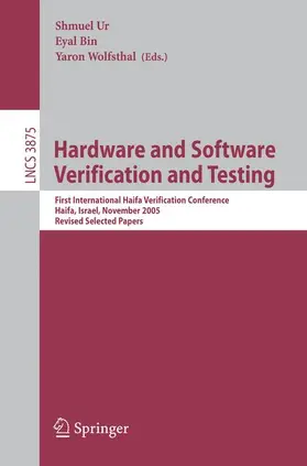 Ur / Bin / Wolfsthal |  Hardware and Software, Verification and Testing | Buch |  Sack Fachmedien