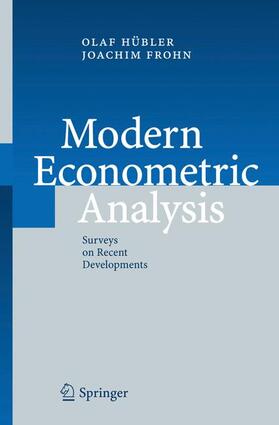 Frohn / Hübler |  Modern Econometric Analysis | Buch |  Sack Fachmedien