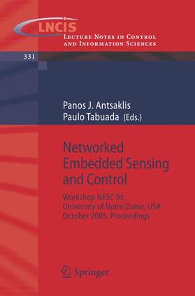 Tabuada / Antsaklis |  Networked Embedded Sensing and Control | Buch |  Sack Fachmedien