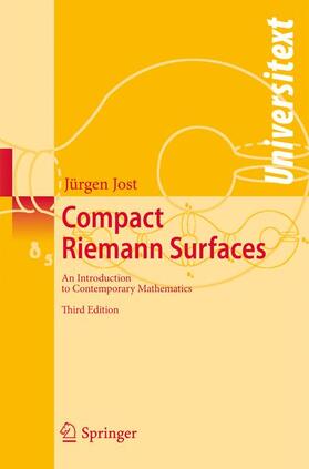 Jost |  Compact Riemann Surfaces | Buch |  Sack Fachmedien