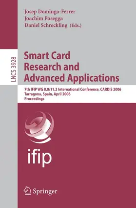 Domingo-Ferrer / Posegga / Schreckling |  Smart Card Research and Advanced Applications | Buch |  Sack Fachmedien