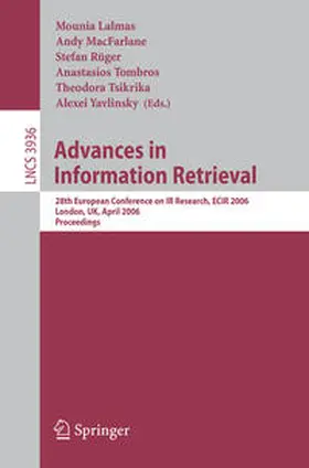 Lalmas / MacFarlane / Rüger |  Advances in Information Retrieval | eBook | Sack Fachmedien