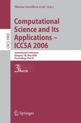 Gervasi / Kumar / Tan |  Computational Science and Its Applications - ICCSA 2006 / 3 | Buch |  Sack Fachmedien