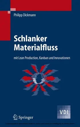 Dickmann |  Schlanker Materialfluss | eBook | Sack Fachmedien