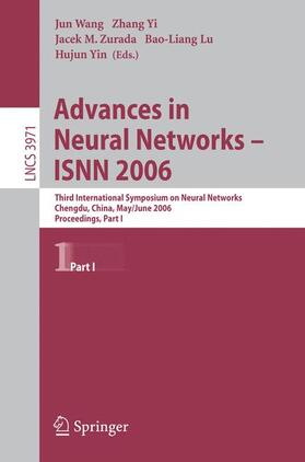 Wang / Yi / Hujun |  Advances in Neural Networks - ISNN 2006 | Buch |  Sack Fachmedien