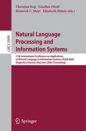 Kop / Fliedl / Mayr | Natural Language Processing and Information Systems | E-Book | sack.de